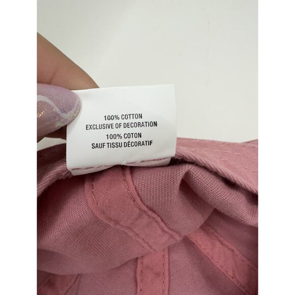 Prince & Fox Womens Baseball Hat Pink Logo Embroidered Adjustable - Picture 8 of 9